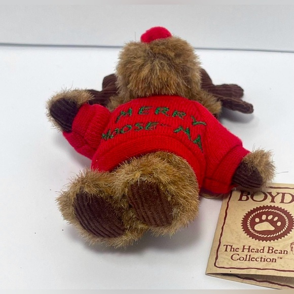 NWT Boyds Bears Reindeer Mini “Merry Moose-Mas” Reindeer - Picture 4 of 11
